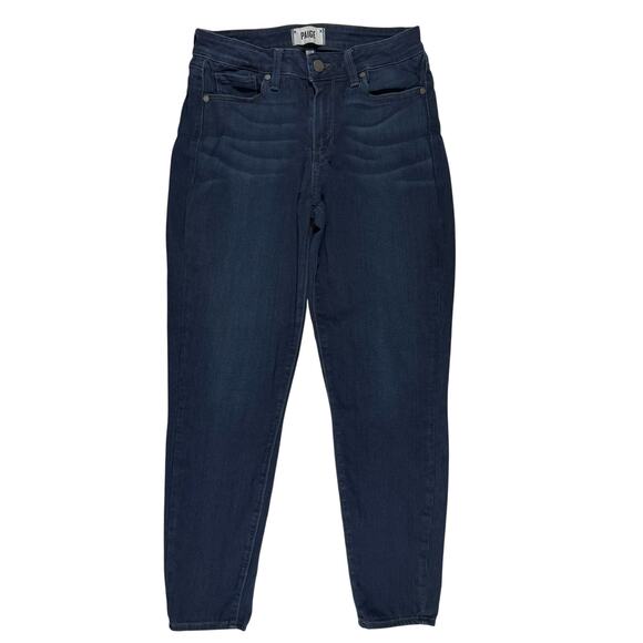 Paige Verdugo Ankle Jeans Women’s 28 Dark Wash Stretch Skinny Denim Pants - Picture 2 of 8
